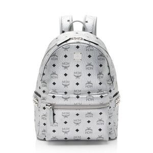 MCM Visetos Side Studs Stark Medium Backpack
